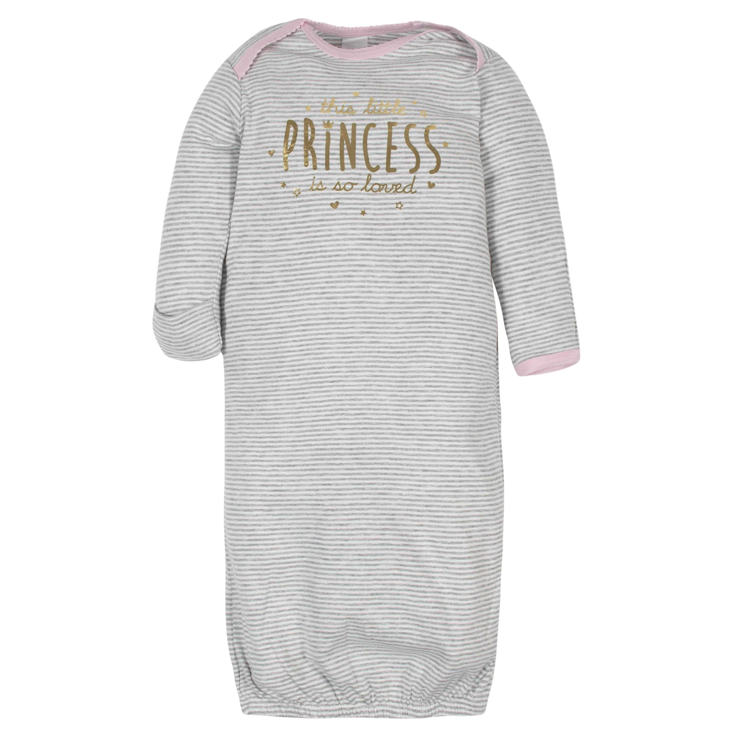 4-Pack Baby Girls Princess Gowns