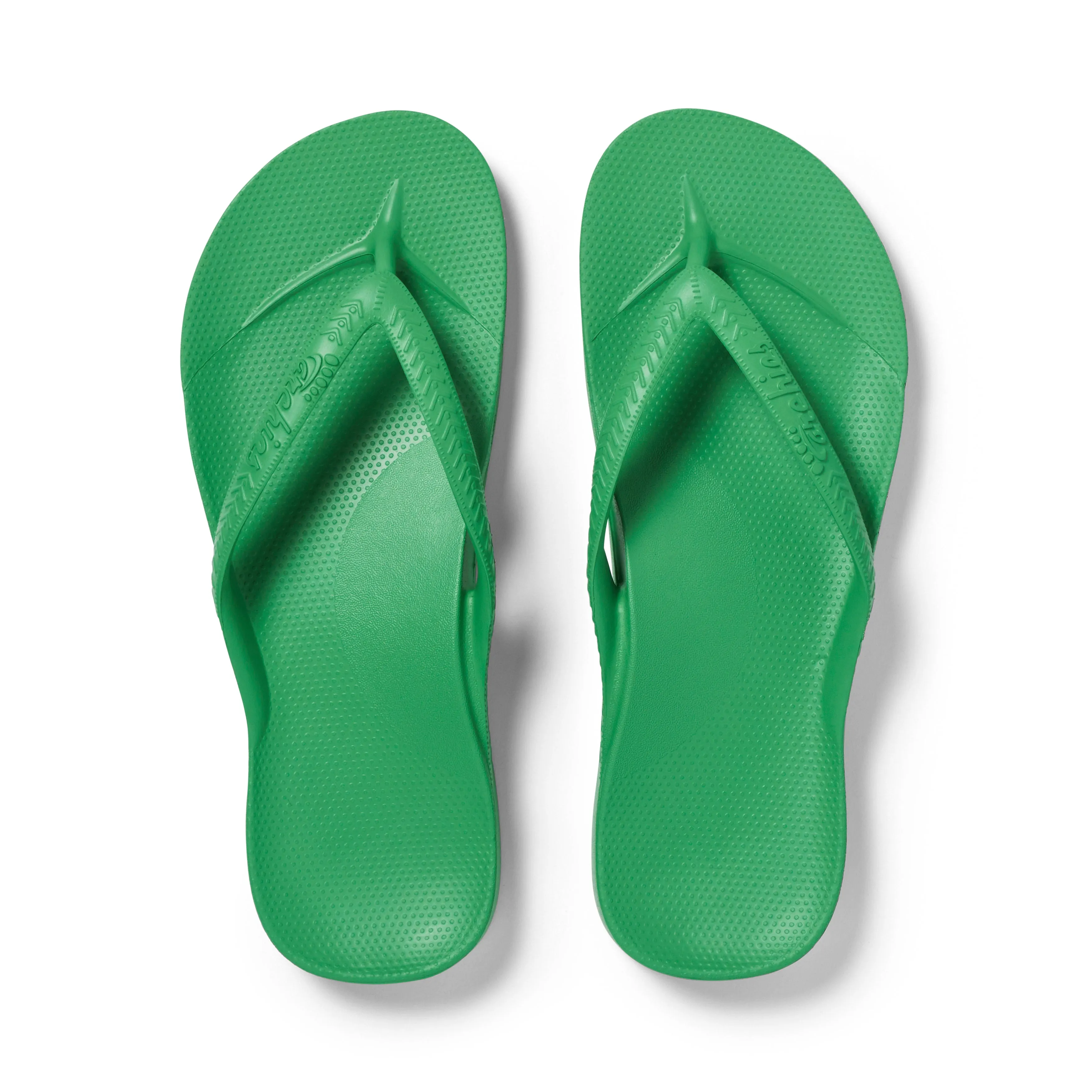 Archies Kelly Green Arch Support Thongs