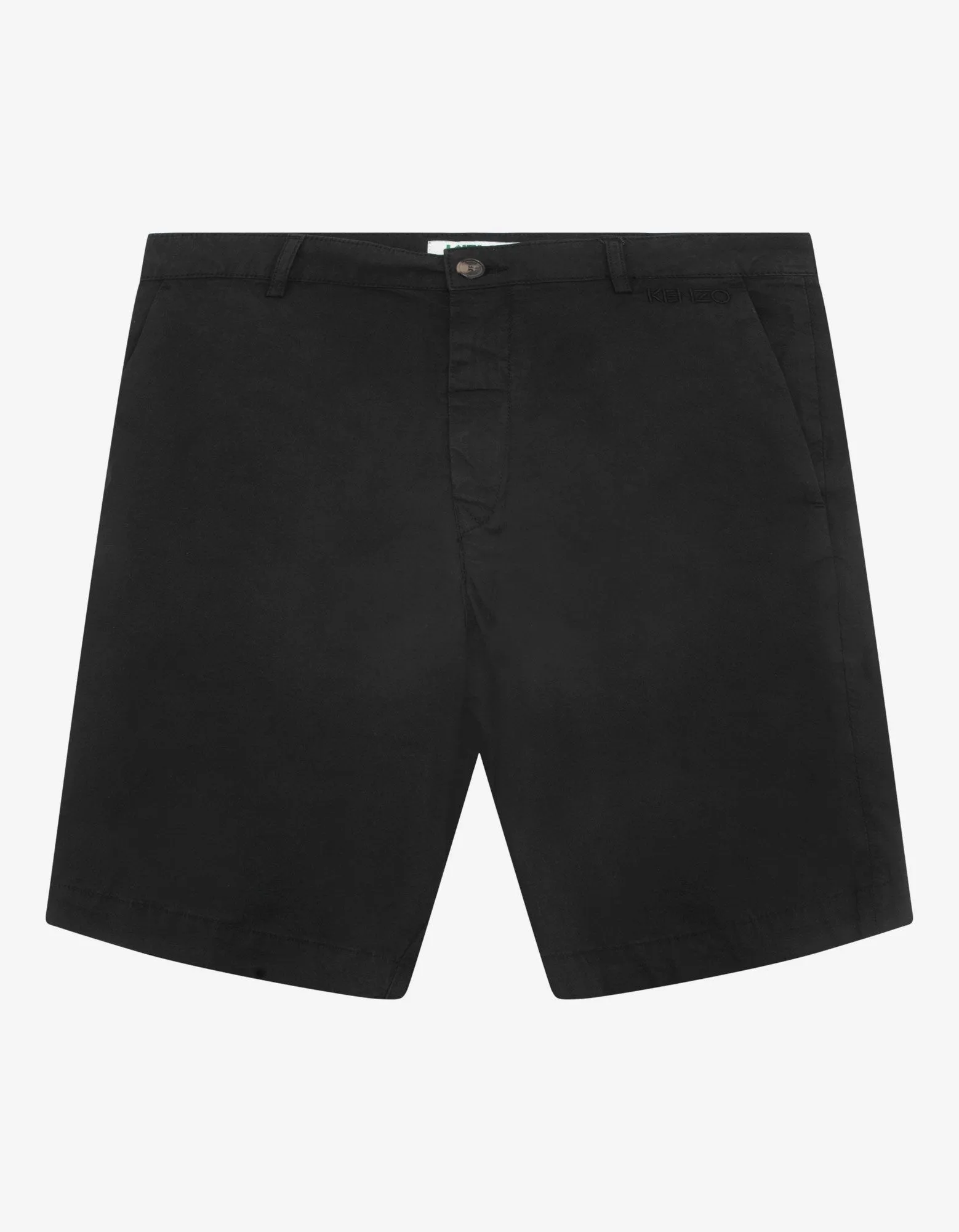 Black Logo Chino Shorts -