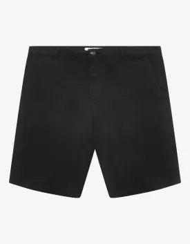 Black Logo Chino Shorts -