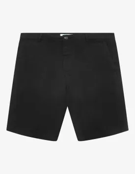 Black Logo Chino Shorts