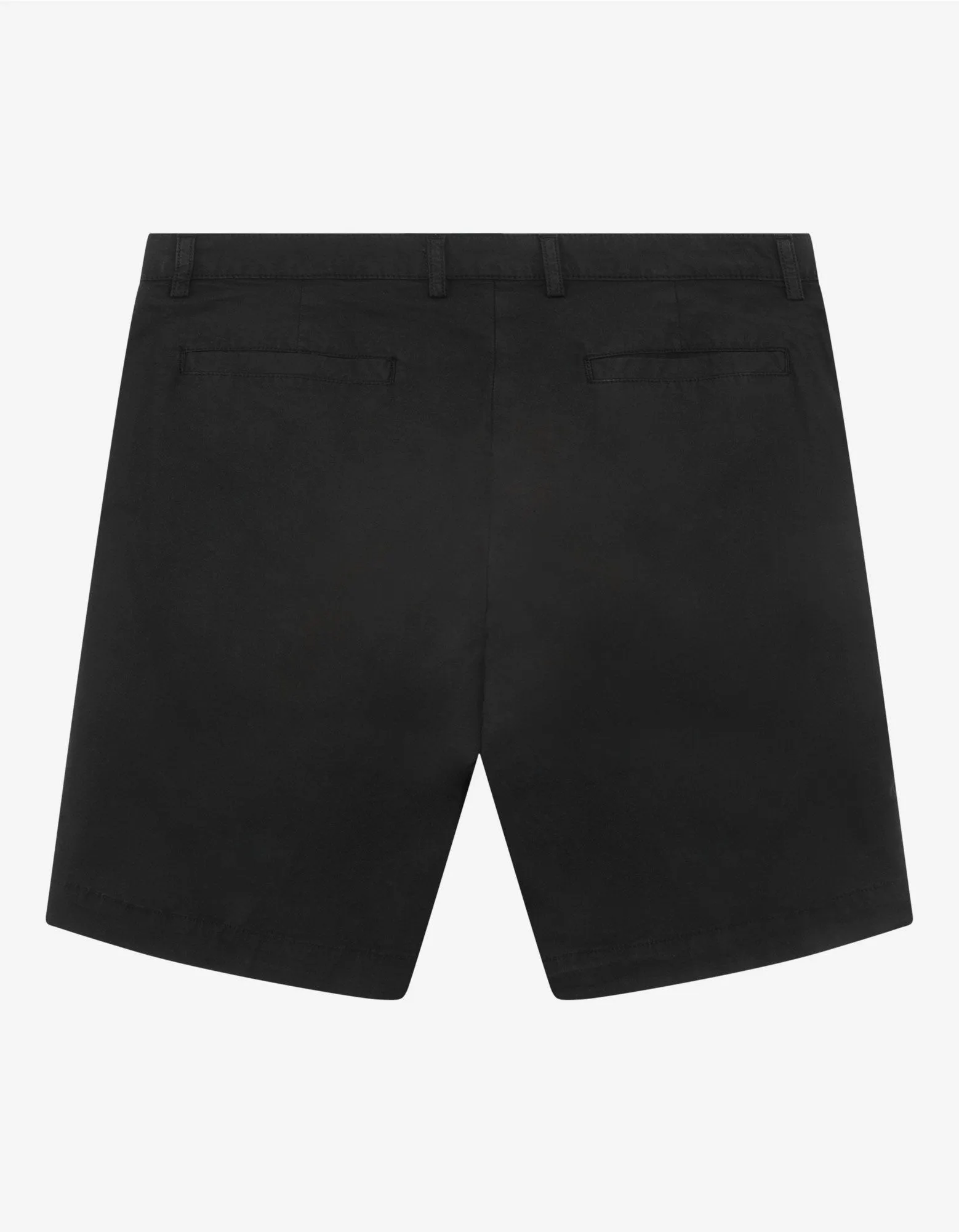 Black Logo Chino Shorts