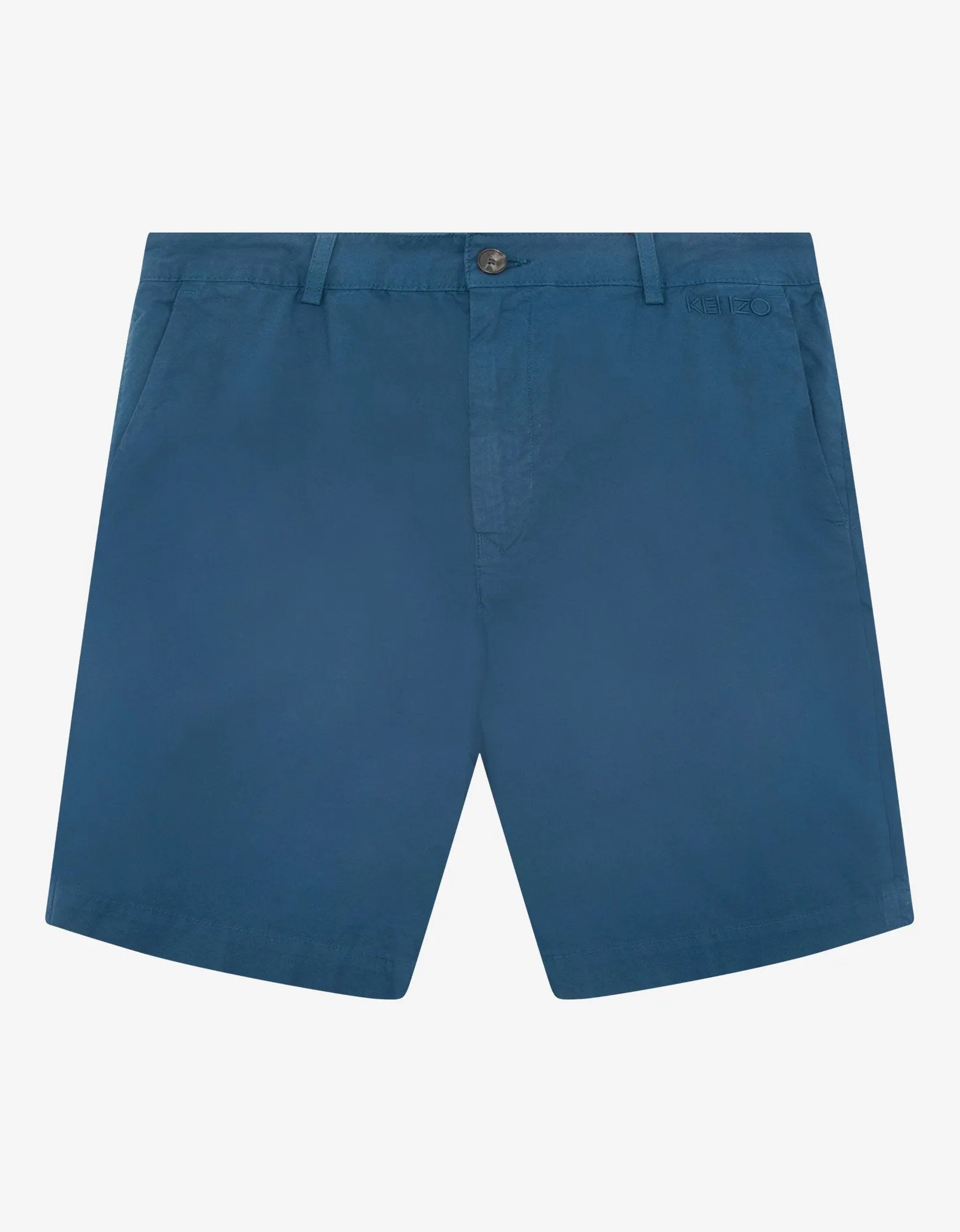 Blue Logo Chino Shorts