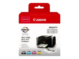 Canon Ink Tank Pgi-1500 Bk/C/M/Y - 4-Pack - Black / Yellow / Cyan / Magenta