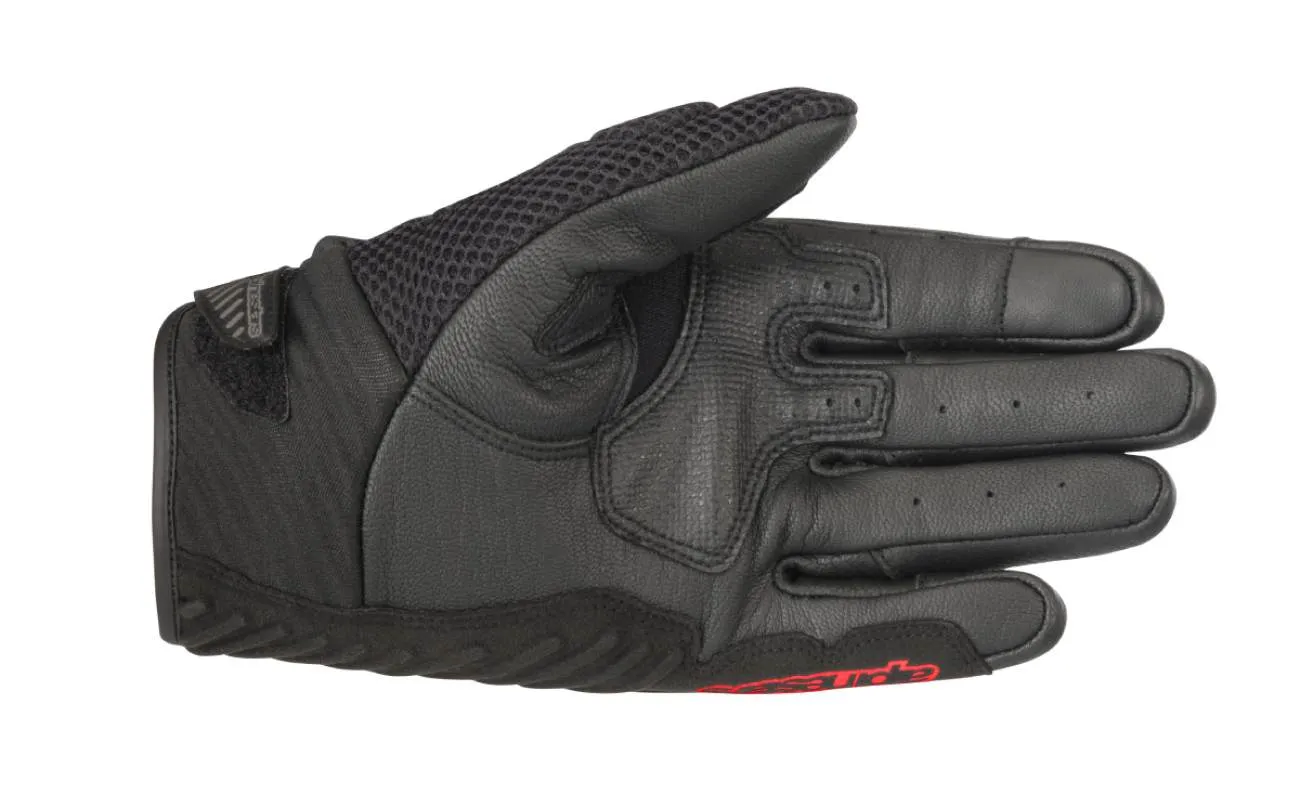 Close Out Alpinestars Men’s SMX-1 Air v2 Black and Fluorescent Red Gloves Size X-Large