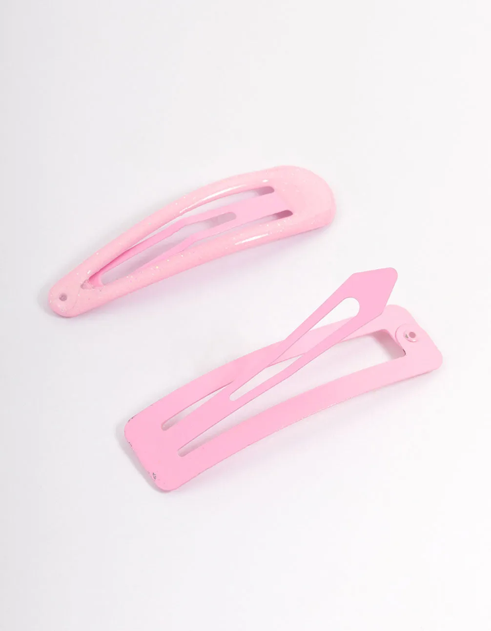 Coated Pink Mixed Bubble Snap Clip Pack