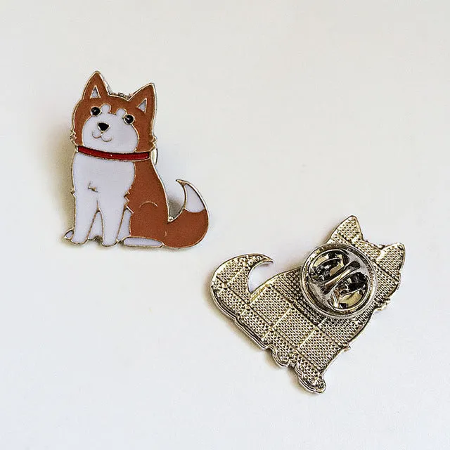 Dachshunds corgi dogs brooches pins pendant badge decorated pins jewelry cartoon cute brooches for men and women Fashion gifts