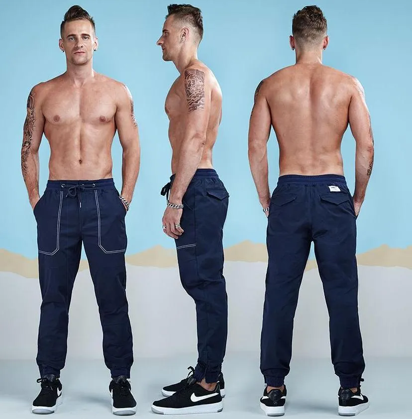 Designer Pocket Cotton Jogger Pants