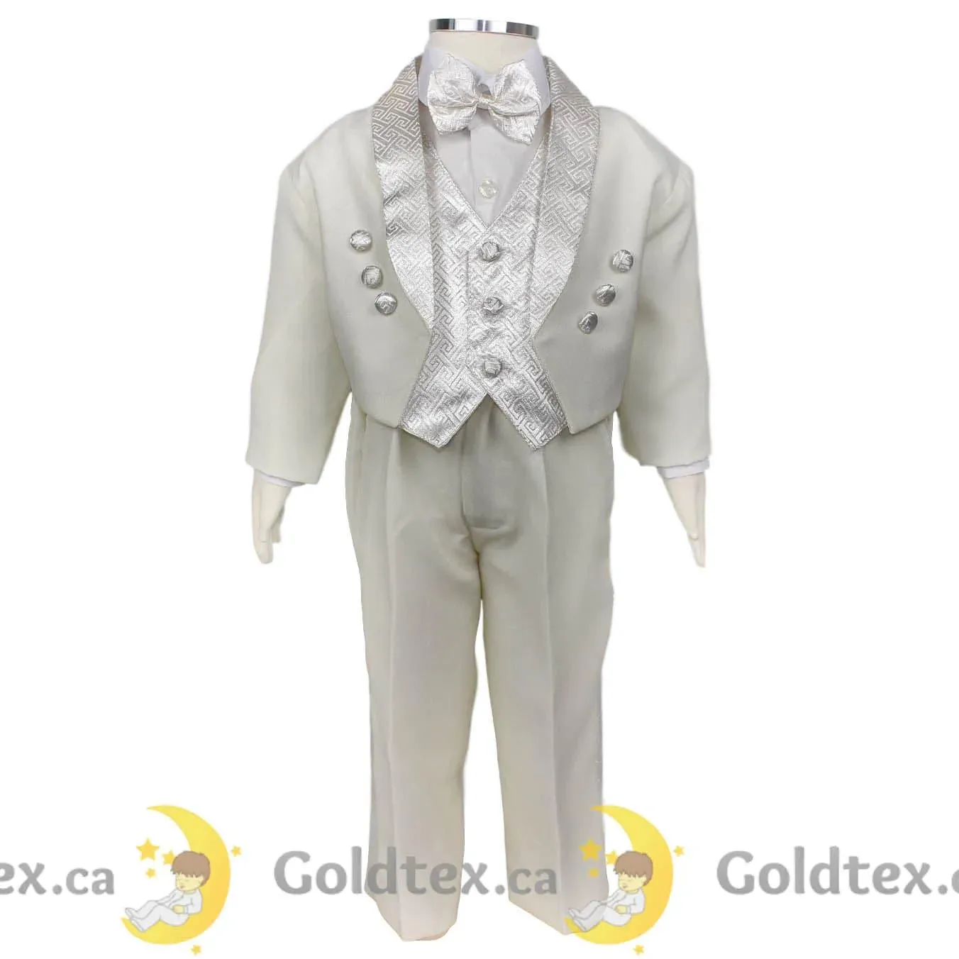 Formal Kids Wear 5 Piece baby boys tuxedo