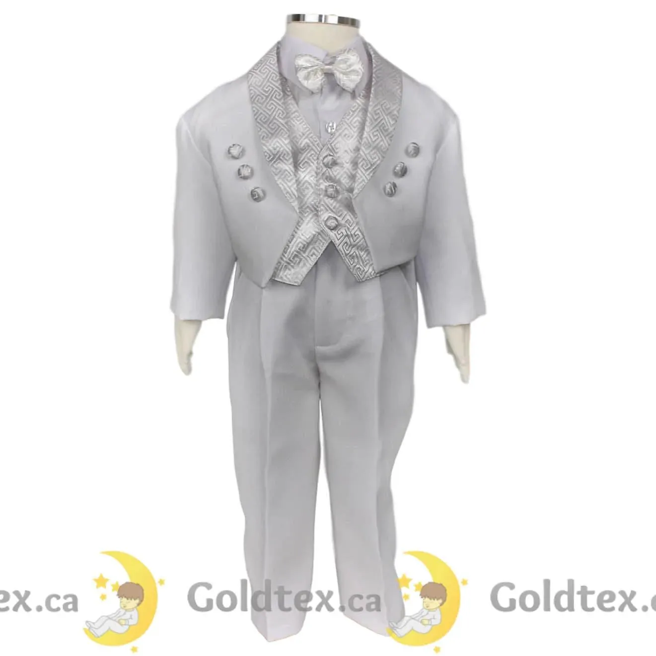 Formal Kids Wear 5 Piece baby boys tuxedo