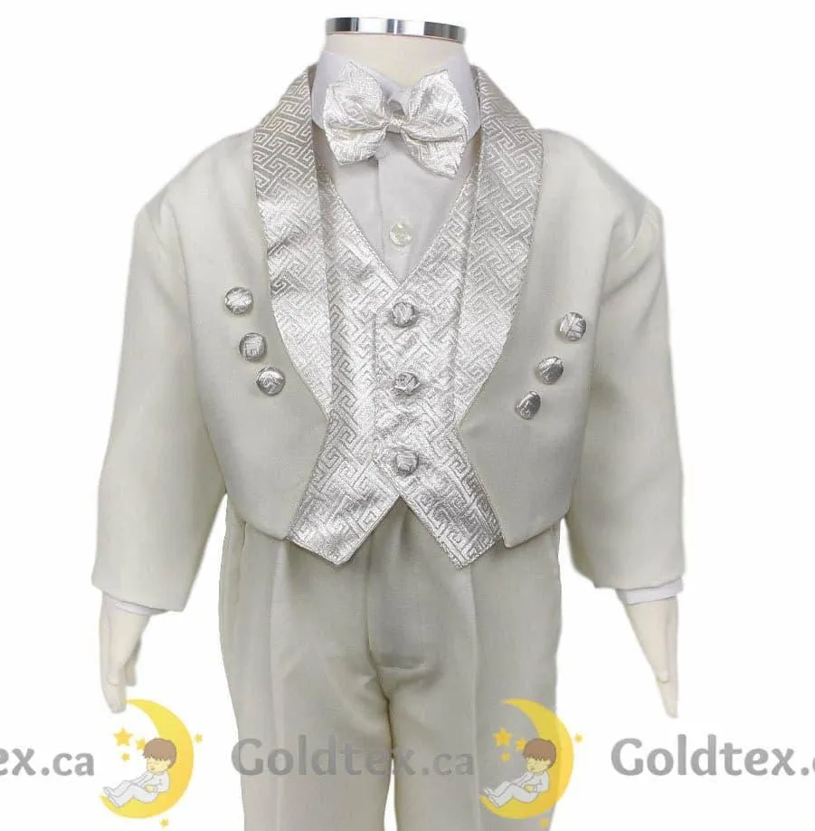 Formal Kids Wear 5 Piece baby boys tuxedo