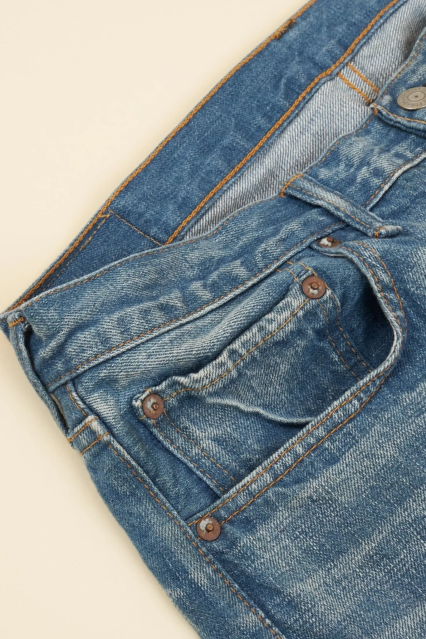 Fullcount 1102 'J.A.L.B.L' Vintage Wash Selvedge Denim