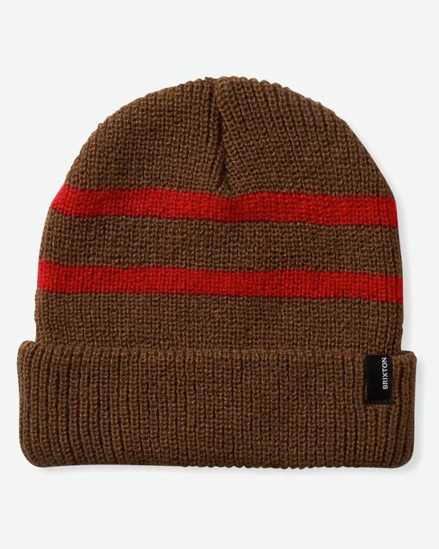 Heist Beanie Beanie - Dessert Plam/Mars Red