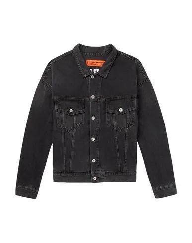 Heron Preston Man Denim outerwear Black M INT