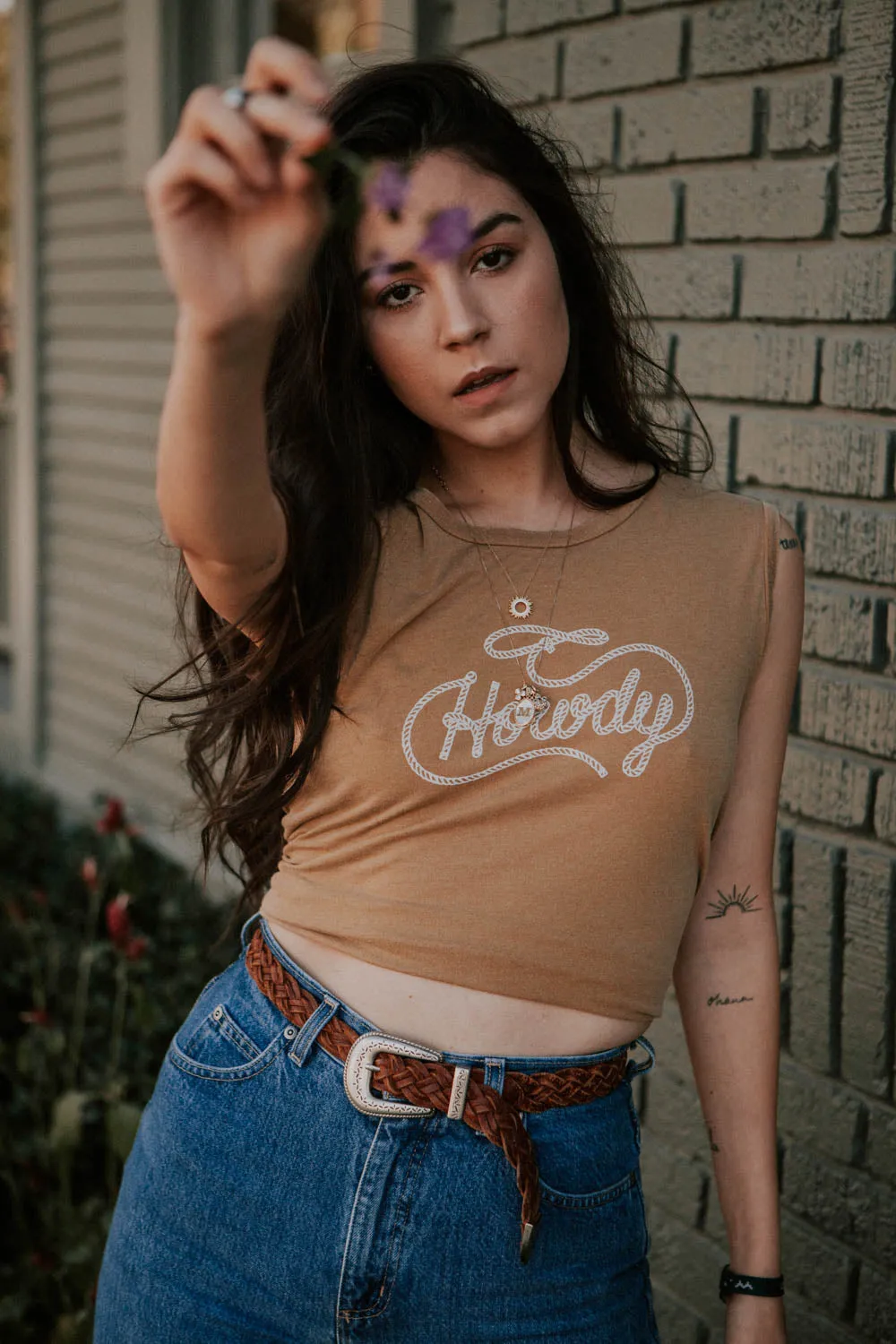 Howdy Muscle Tee for Women