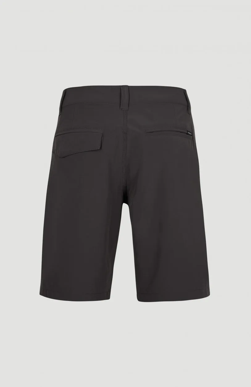 Hybrid Chino Shorts | Asphalt