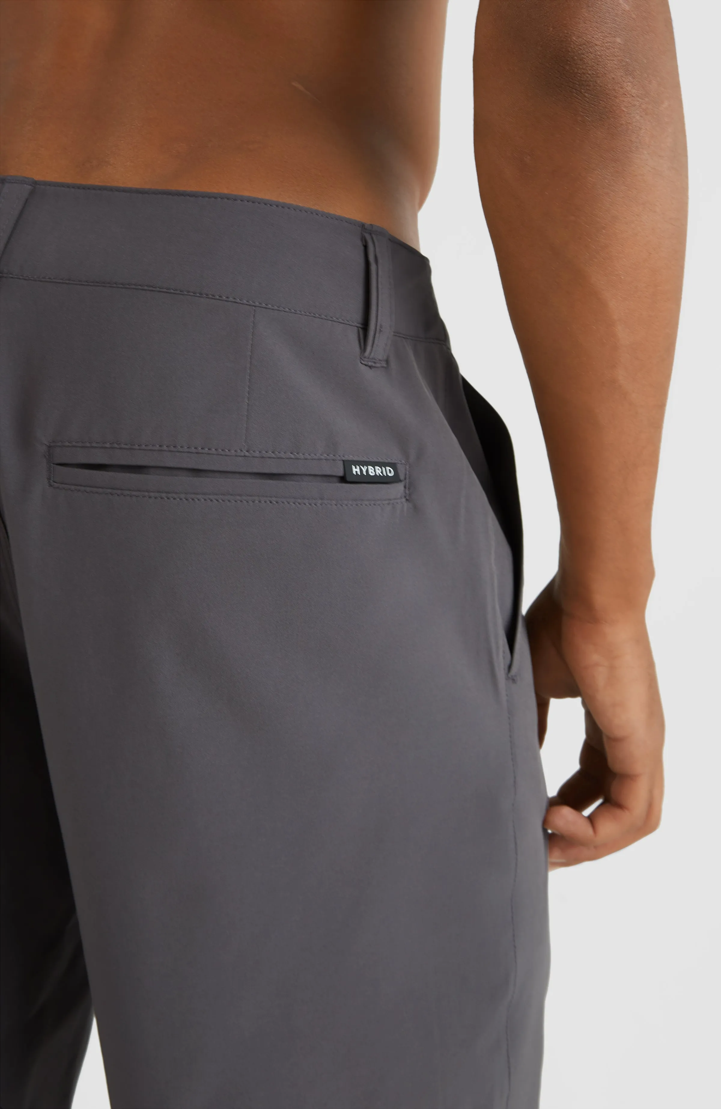 Hybrid Chino Shorts | Asphalt