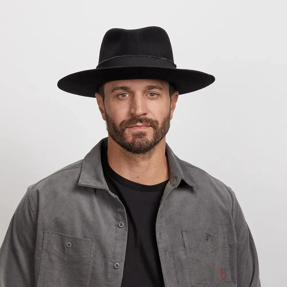 Jawa | Mens Wide Brim Felt Fedora Hat