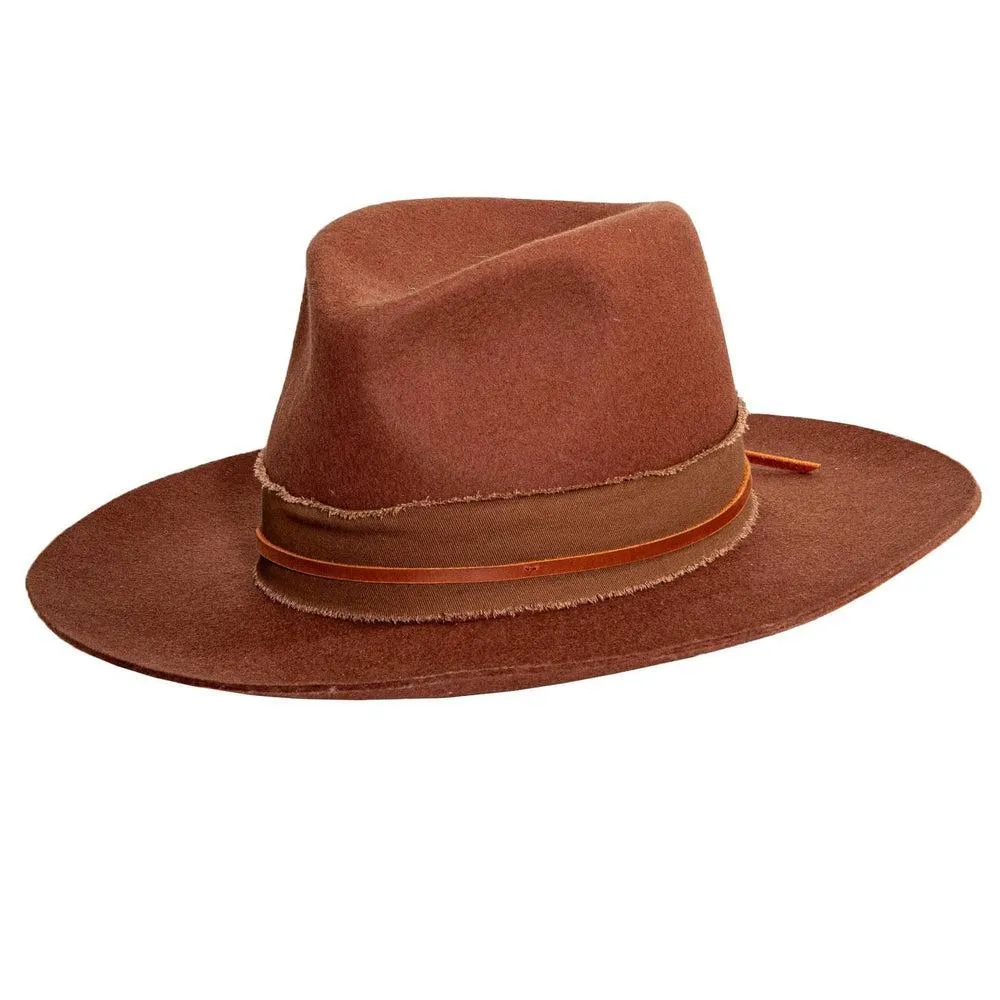 Jawa | Mens Wide Brim Felt Fedora Hat