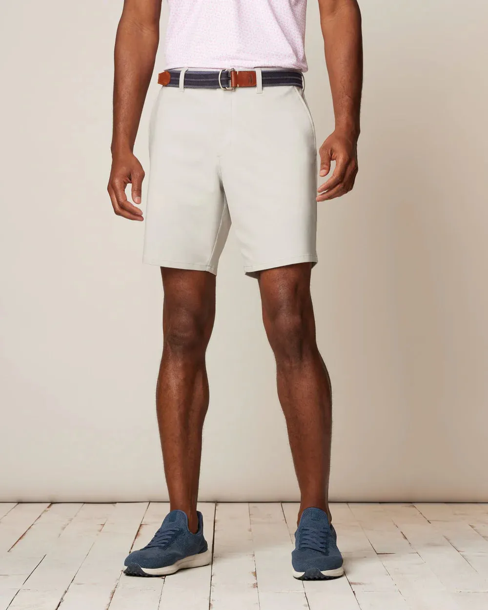 Johnnie-O Jupiter Washed Heather Shorts - SEAL