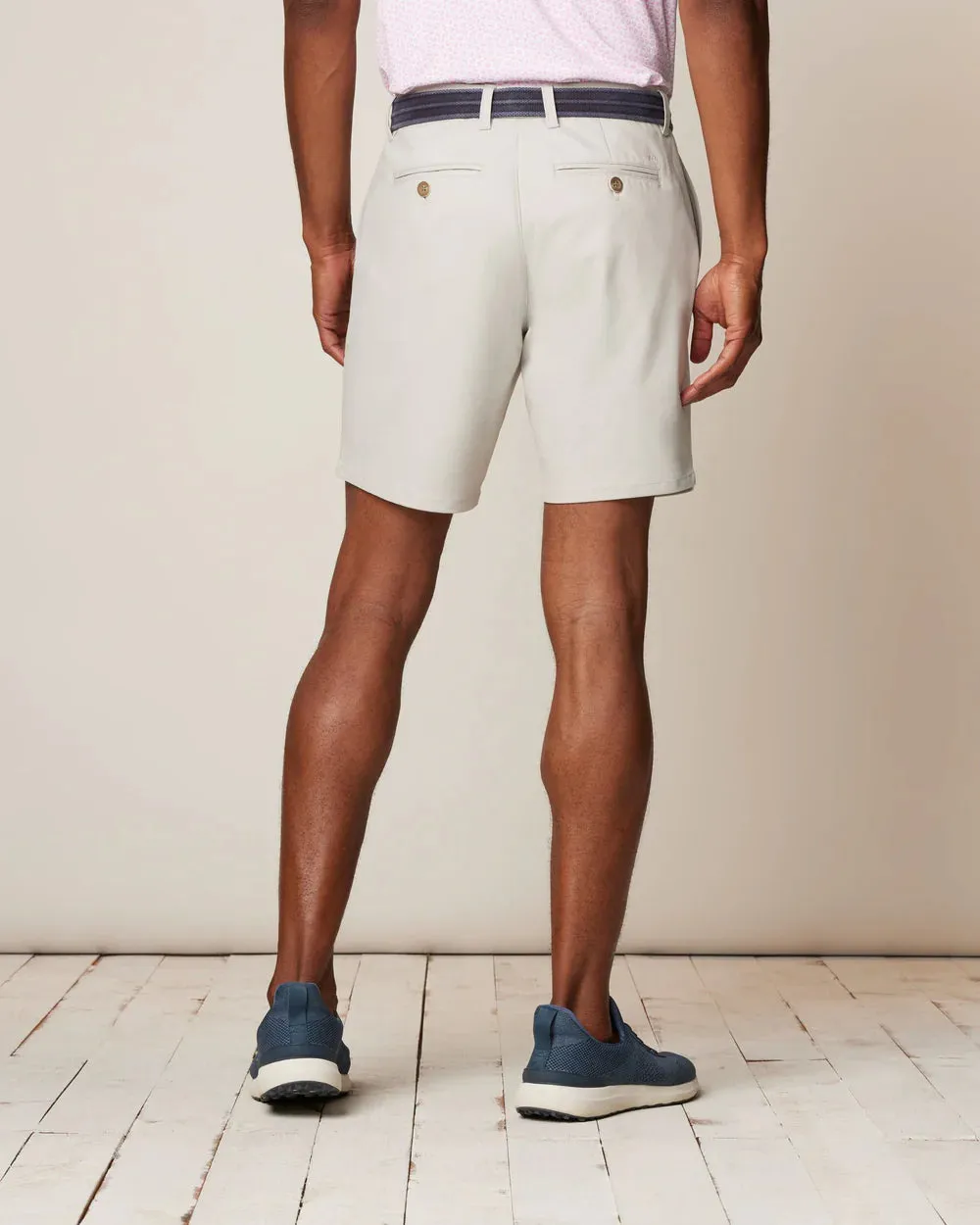 Johnnie-O Jupiter Washed Heather Shorts - SEAL