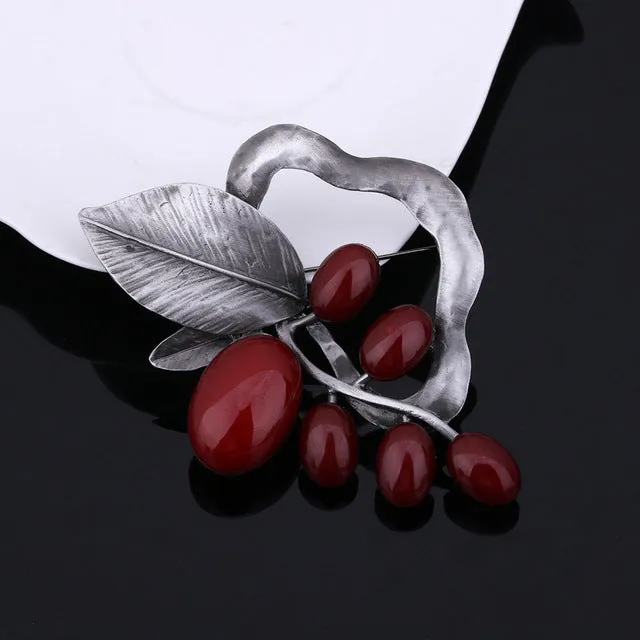 JUJIE Brooches For Women 2016 Vintge Large Brooches Brand Fashion Brooches For Wedding Bouquets Flower Brooch Luxury Jewelry