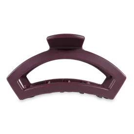 Large Teleties Open Claw Clip - Burgundy Bliss