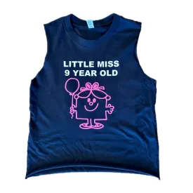 Little Miss Birthday Tank or Tee