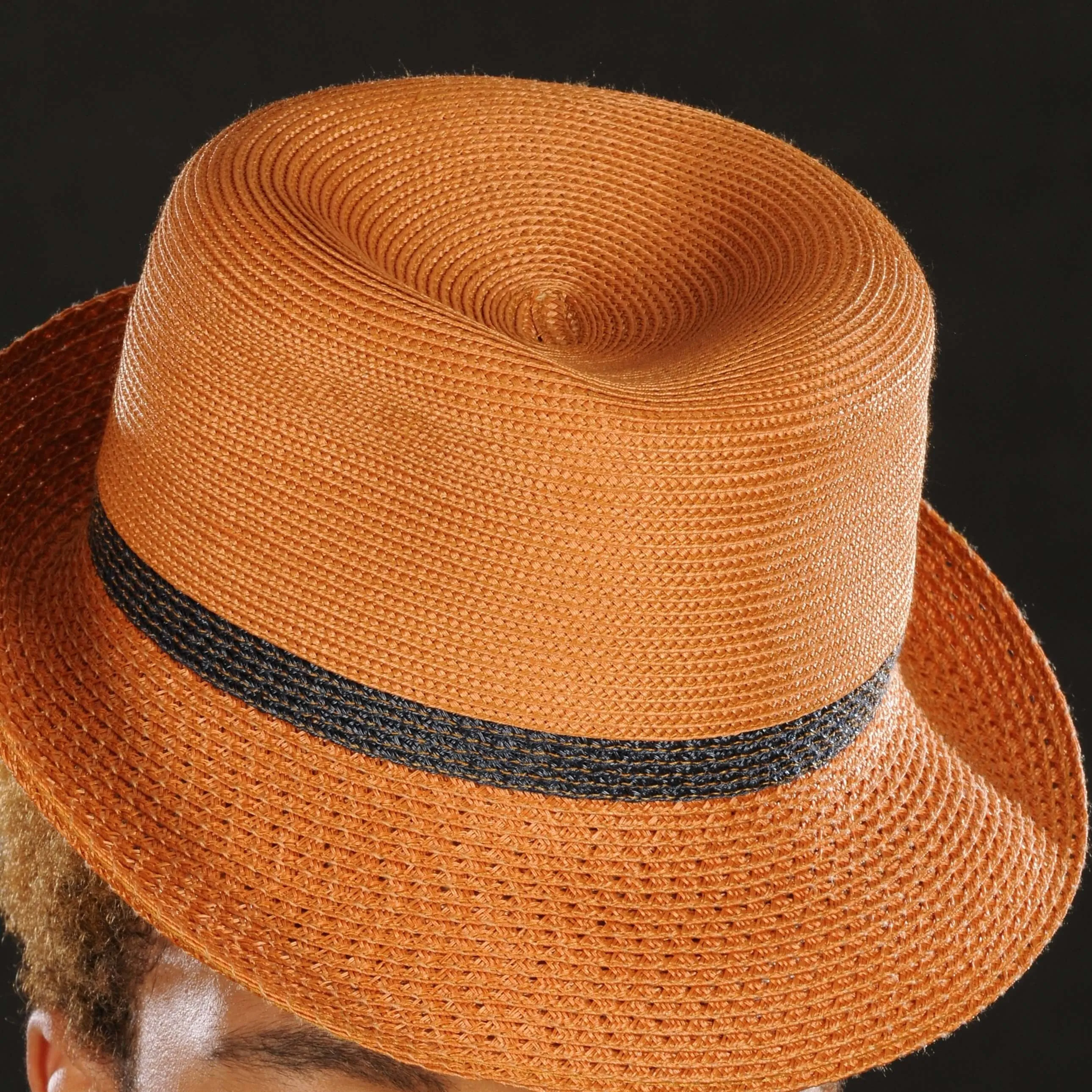 M1704-Men's custom fedora hat