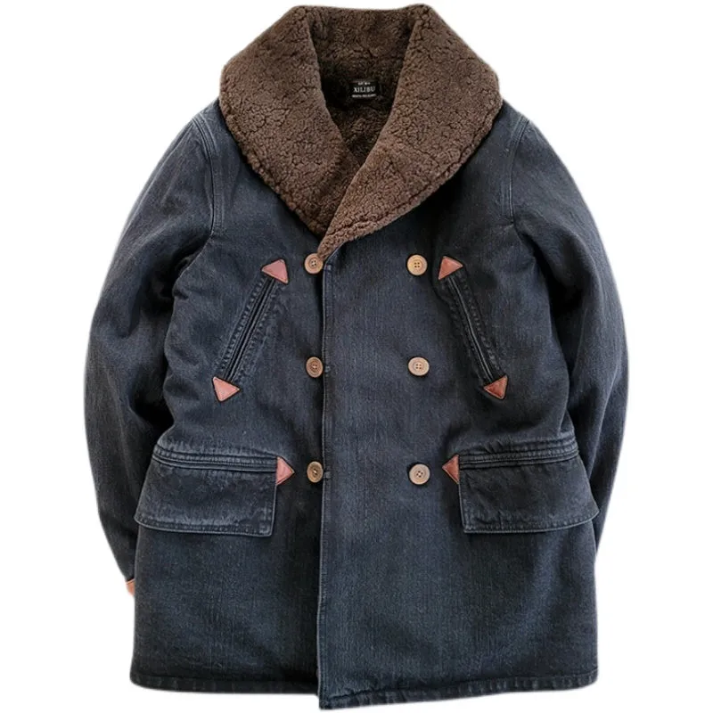 Men's Fleece-Denim Ranch Jacket