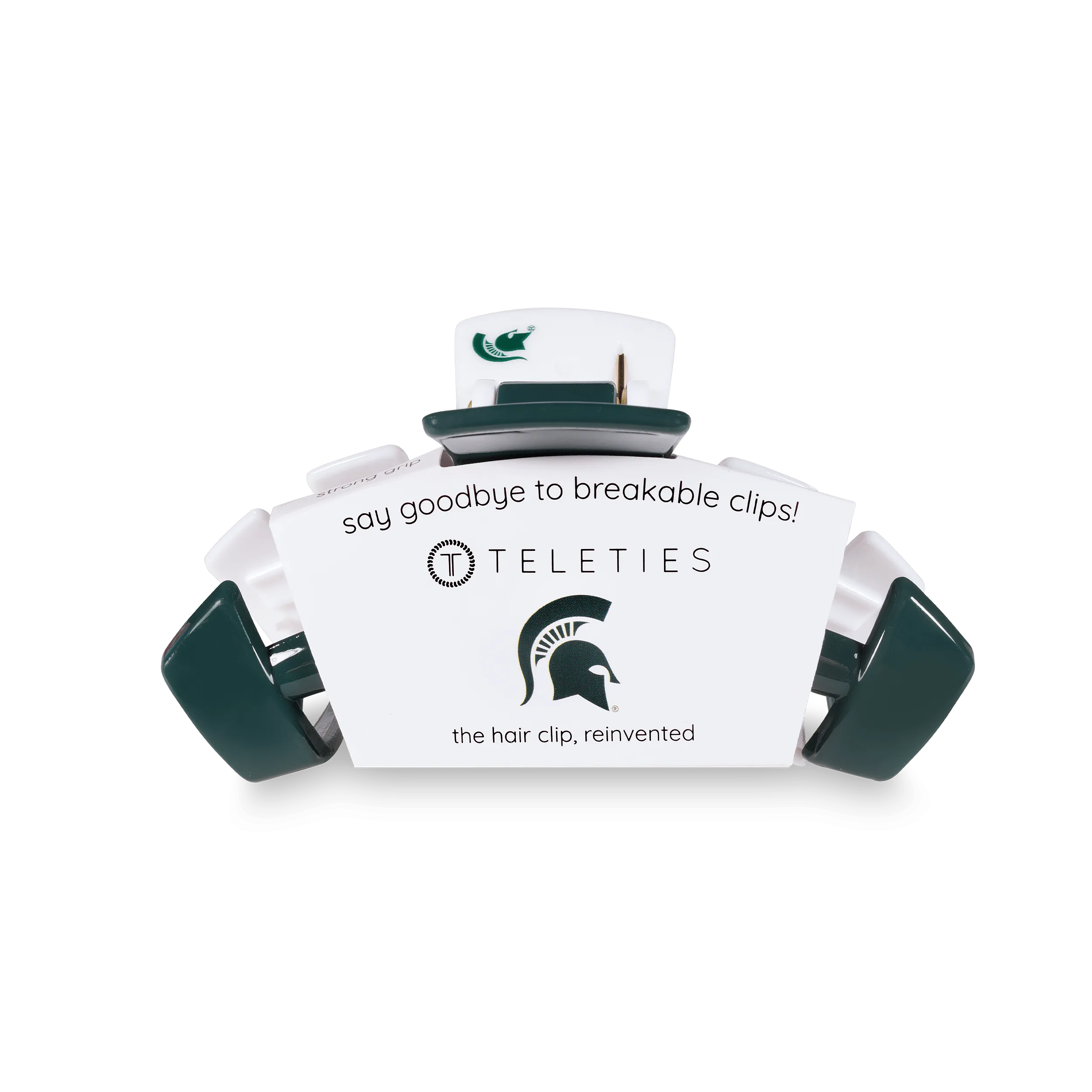 Michigan State University Medium Hair Clip