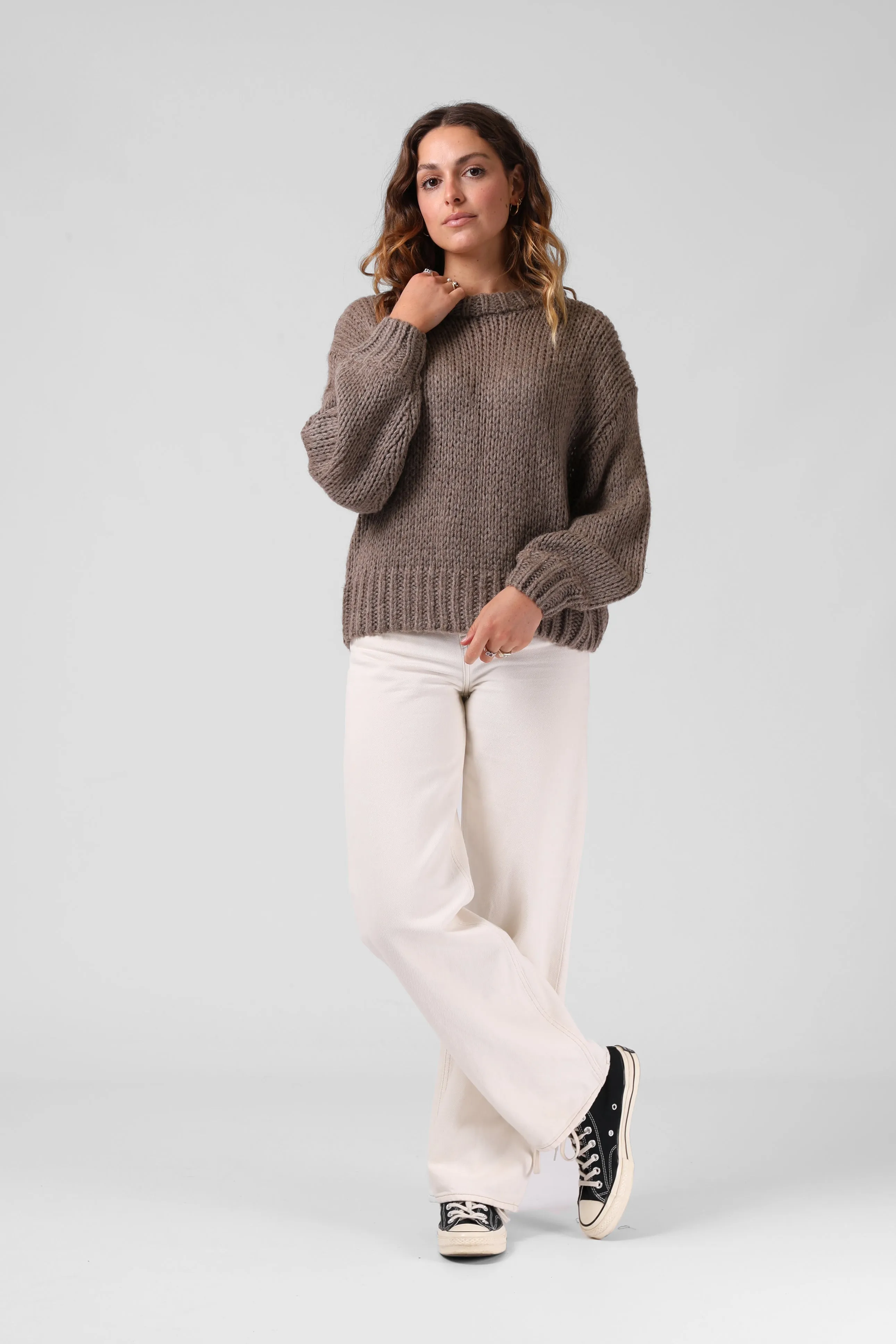 Monroe Knit - Coco Cream