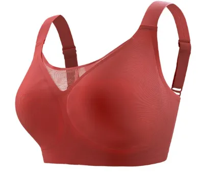 OCW Plus Size Bra Anti-Sagging Seamless Wireless Breathable Lingerie