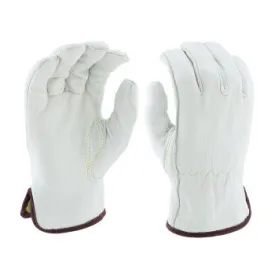 PIP Economy Top Grain Sheepskin Leather Drivers Glove with Aramid Blended Lining - Natural