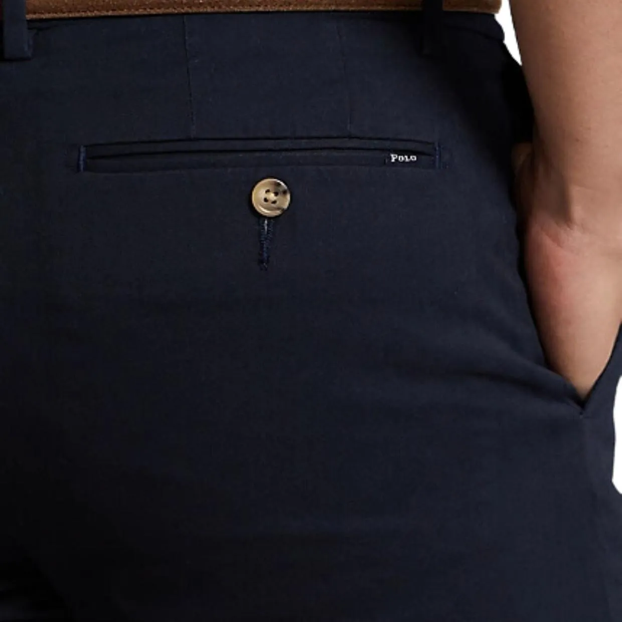 Polo Ralph Lauren Stretch Slim Fit Navy Chino Shorts