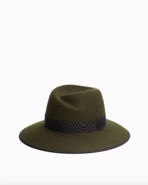 Rag & Bone - Zoe Fedora in New Army Green