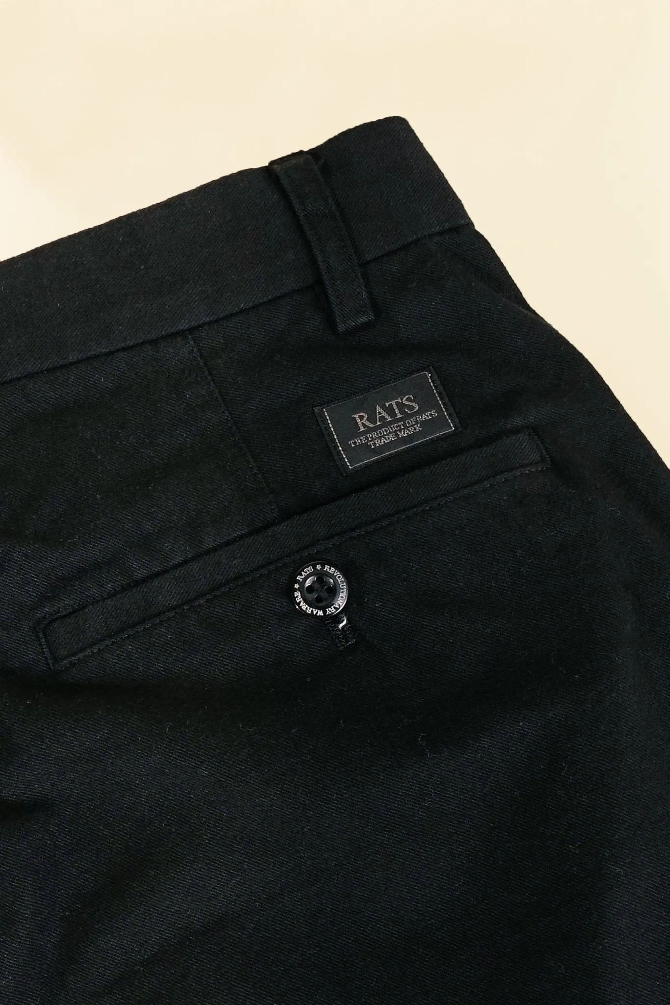 Rats Chino Short - Black