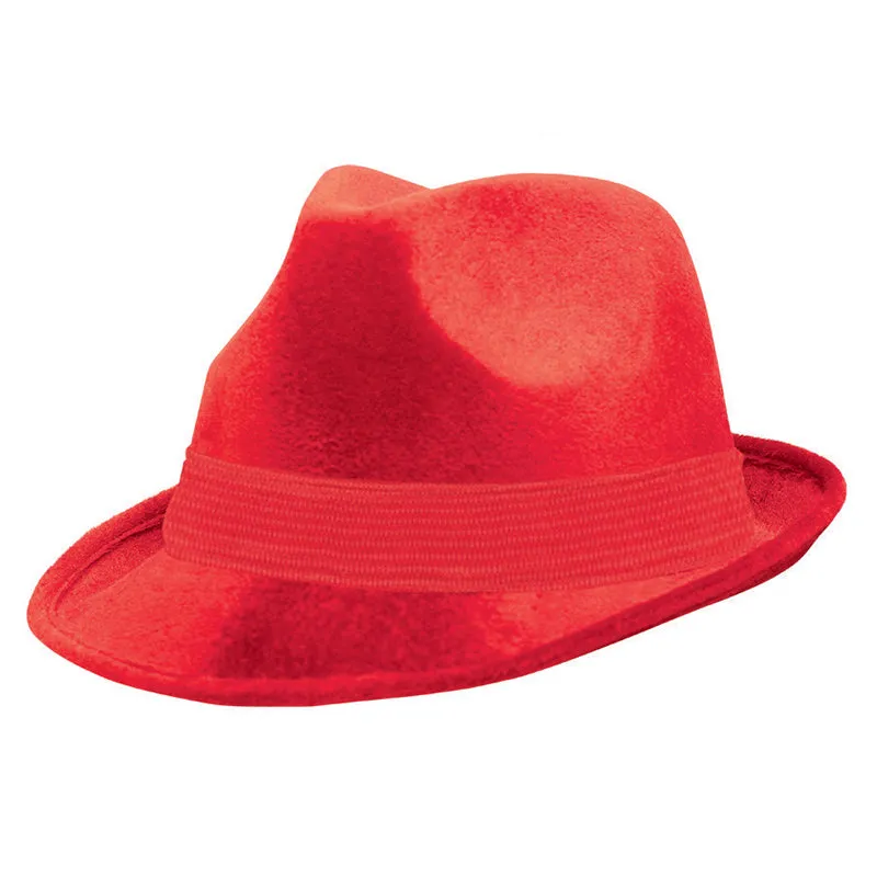 Red Fedora Hat