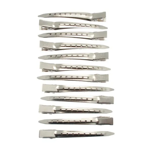 Santorini Metal Duck Bill Clips 12pk