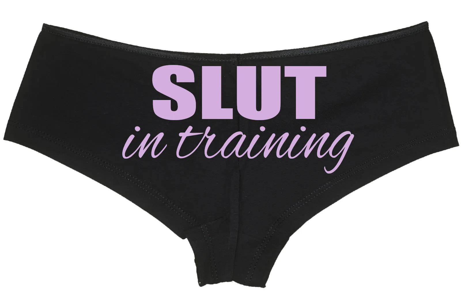 SLUT IN TRAINING owned slave boy short panty Panties boyshort color choices sexy funny rude collar collared neko pet play Kitten cgl Daddy's