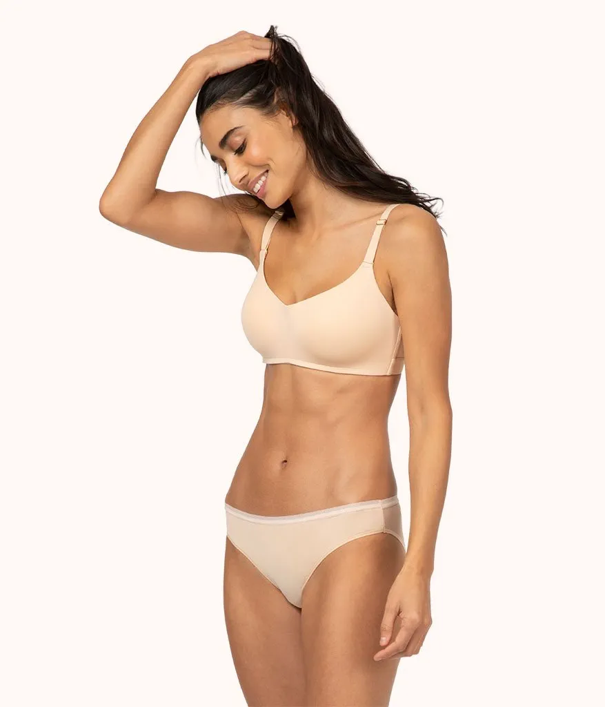 The No-Wire Balconette Bra: Toasted Almond