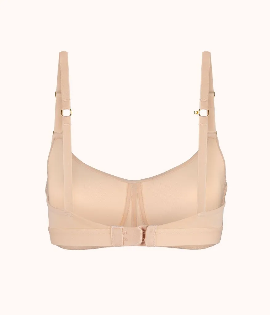 The No-Wire Balconette Bra: Toasted Almond