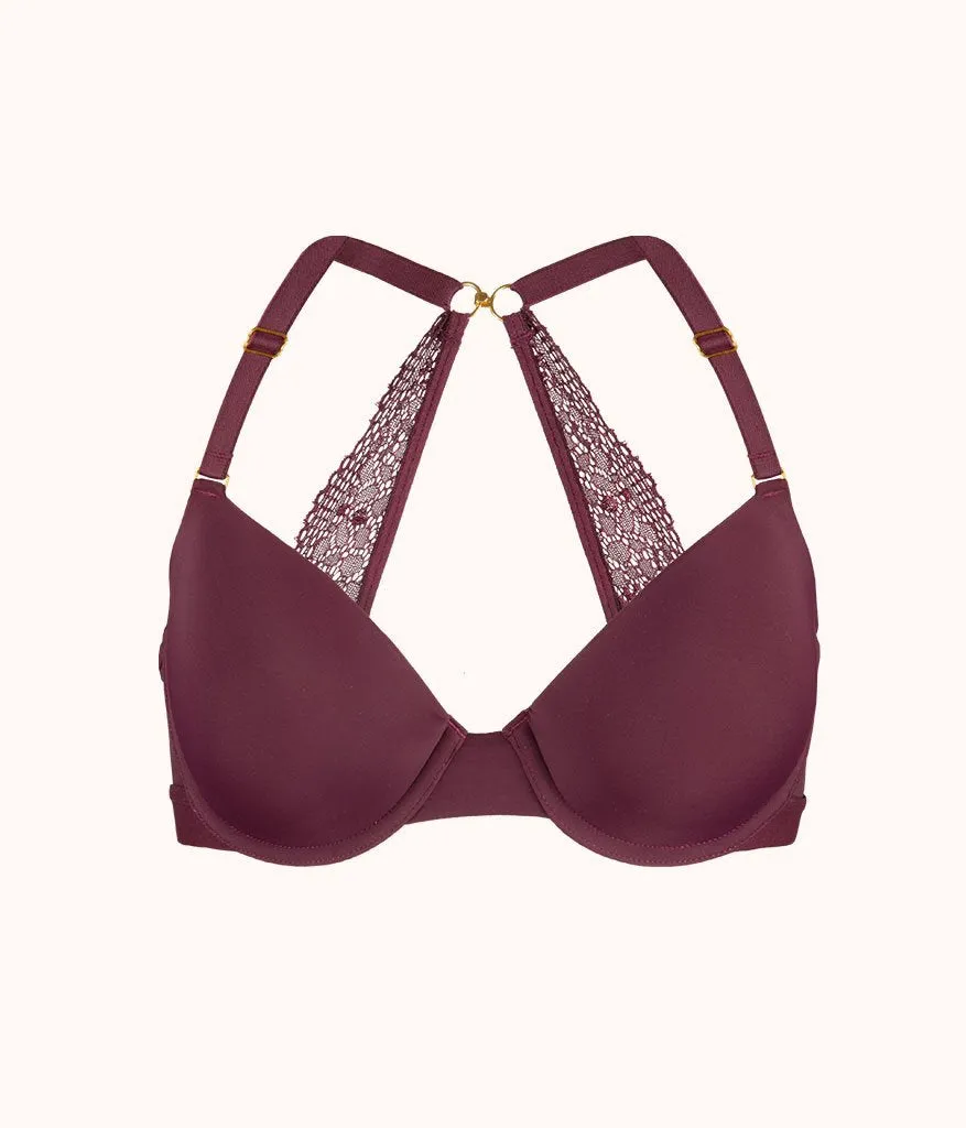 The T-Shirt Bra: Plum