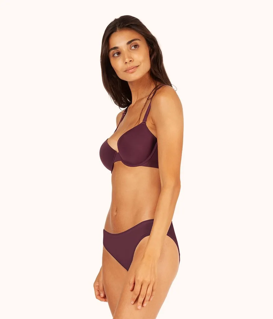 The T-Shirt Bra: Plum