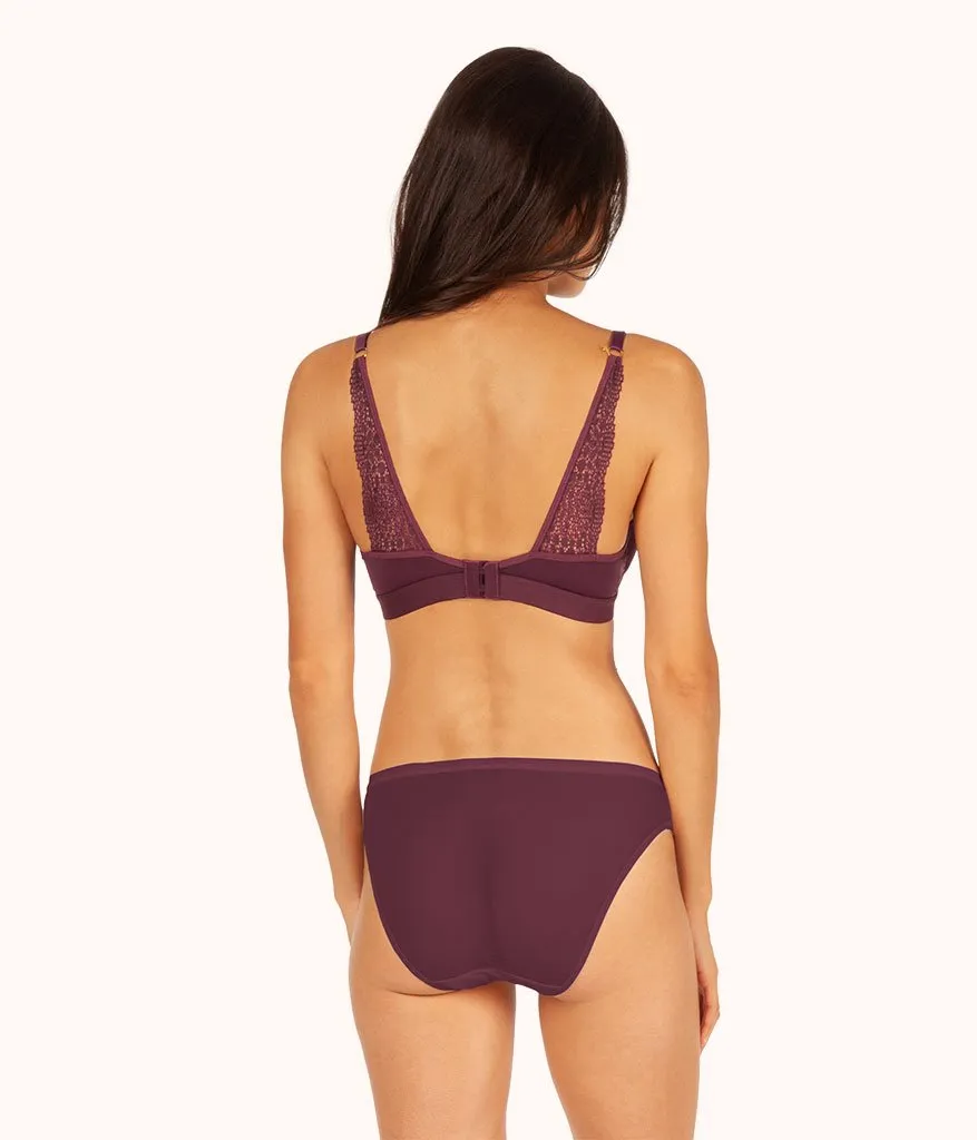 The T-Shirt Bra: Plum