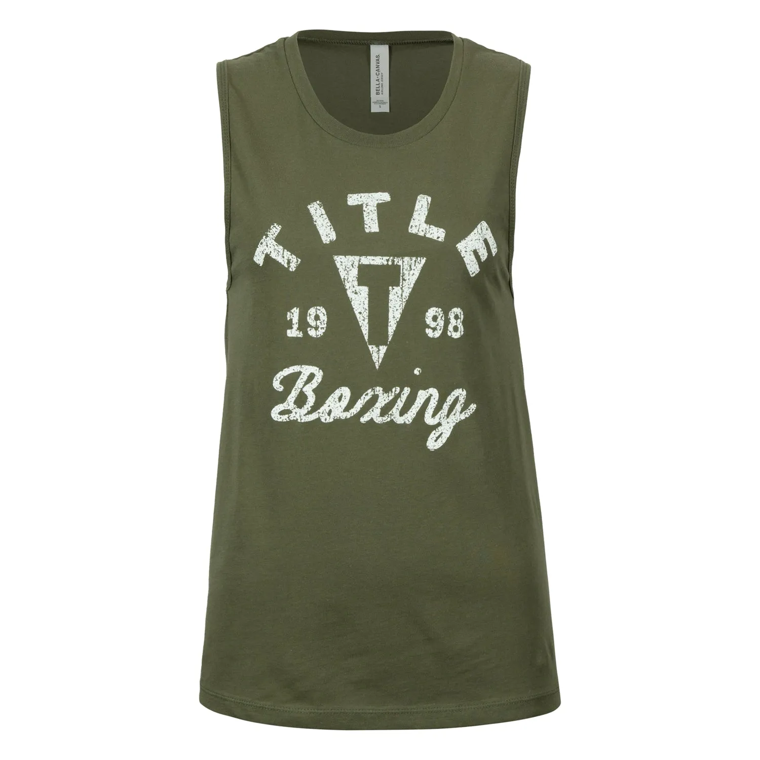 TITLE Boxing Women's Distressed Label Muscle Tank