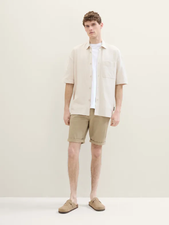 Tom Tailor Cotton Beige Chino Short